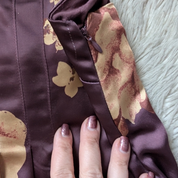 Free People Botanical Maxi Dress in Wine Combo - Picture 9 of 16